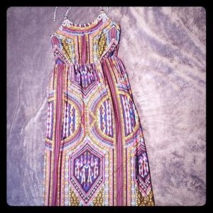 Boho Tribal Maxi Dress